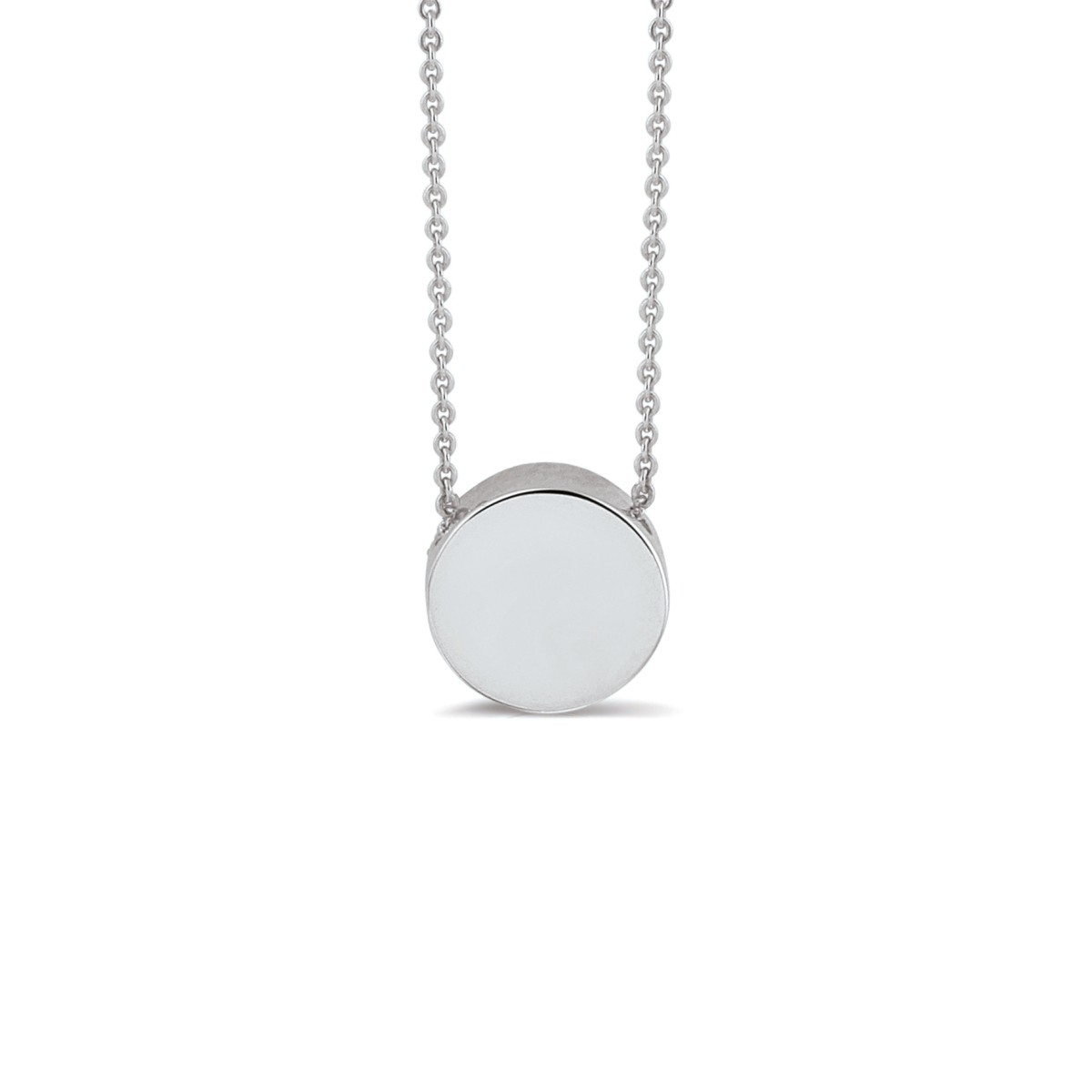 Zilveren ketting mini rondje